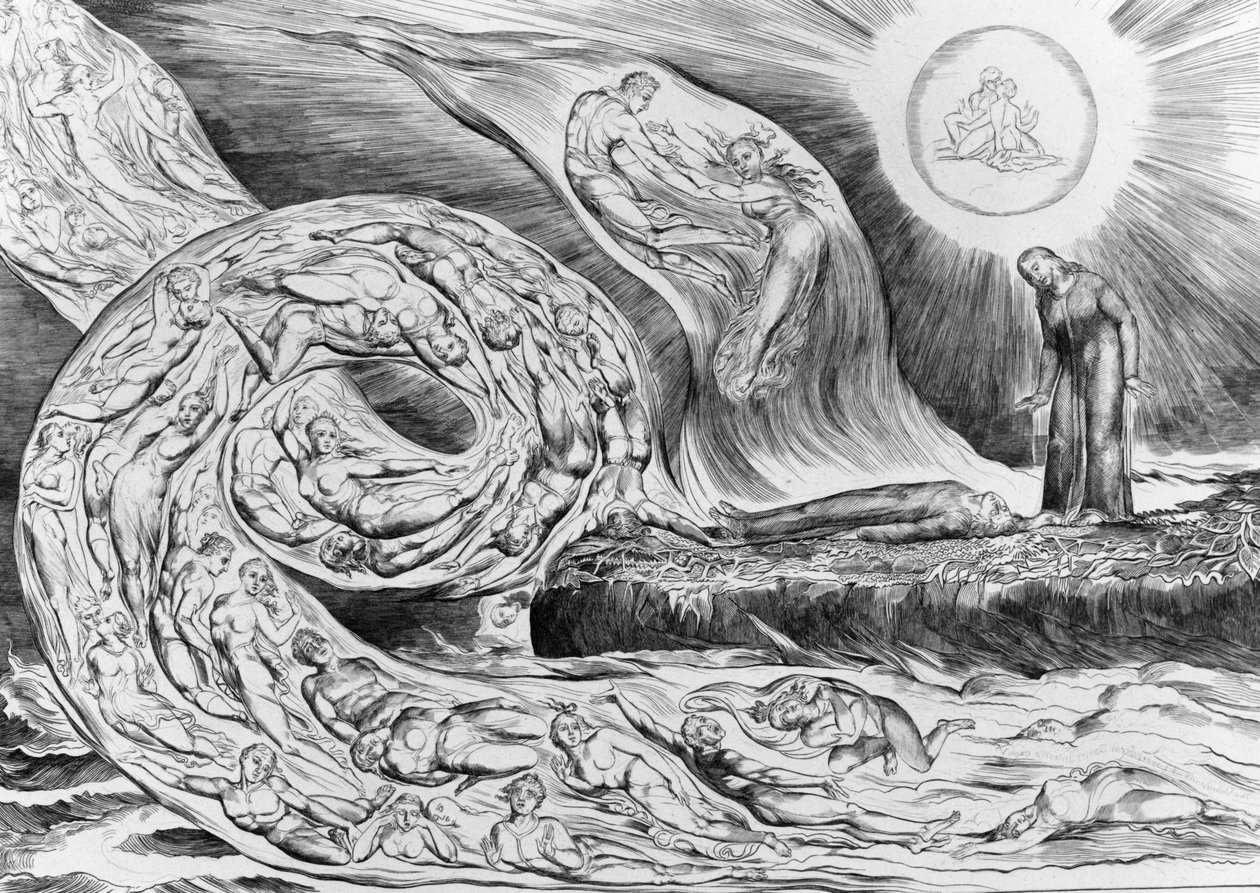 The Circle of the Lustful: Paolo and Francesca, from Dante