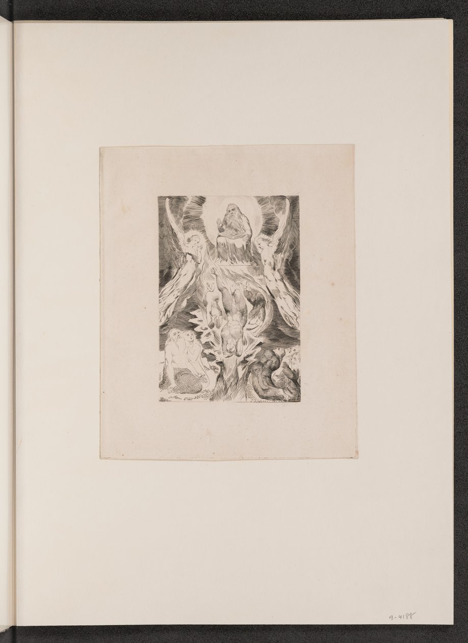 The Fall of Satan by William Blake: Premium art reproduction