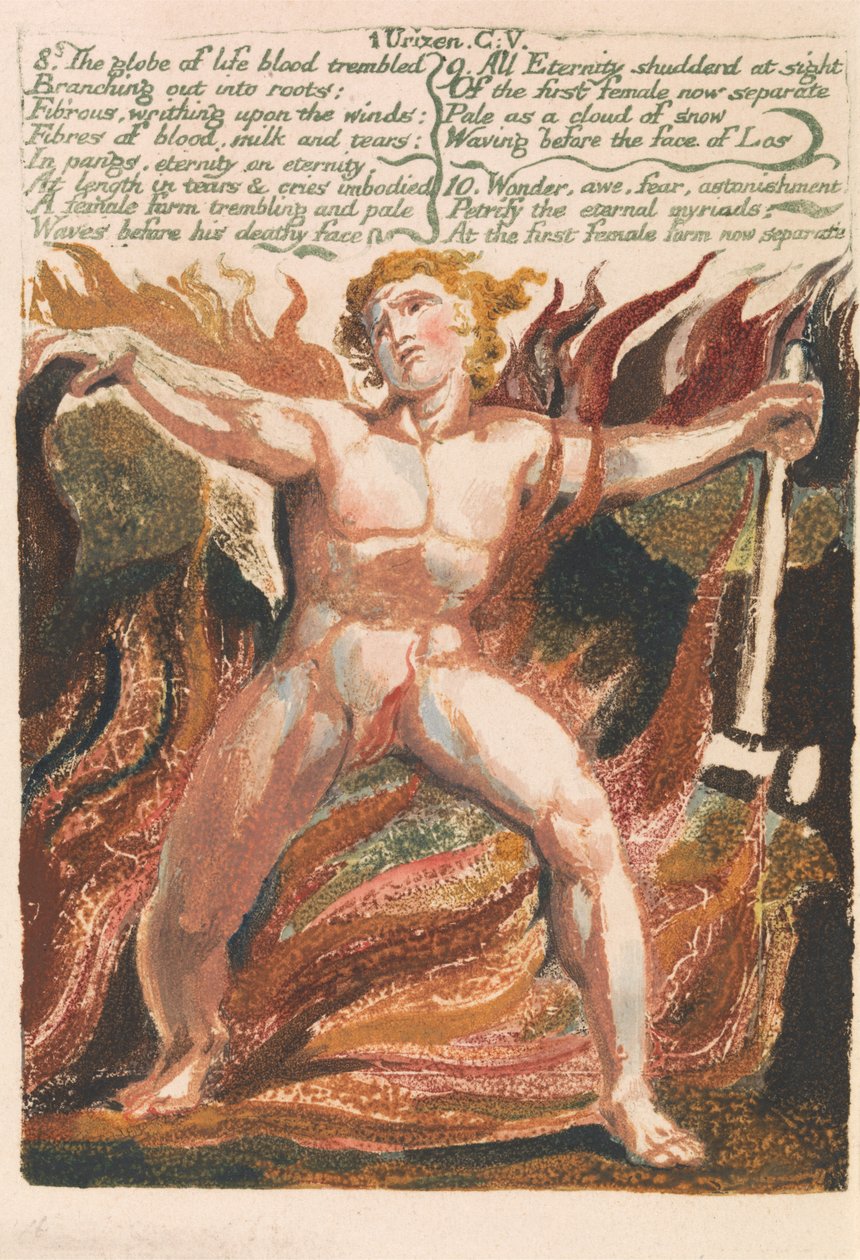 The First Book of Urizen, Plate 15, 