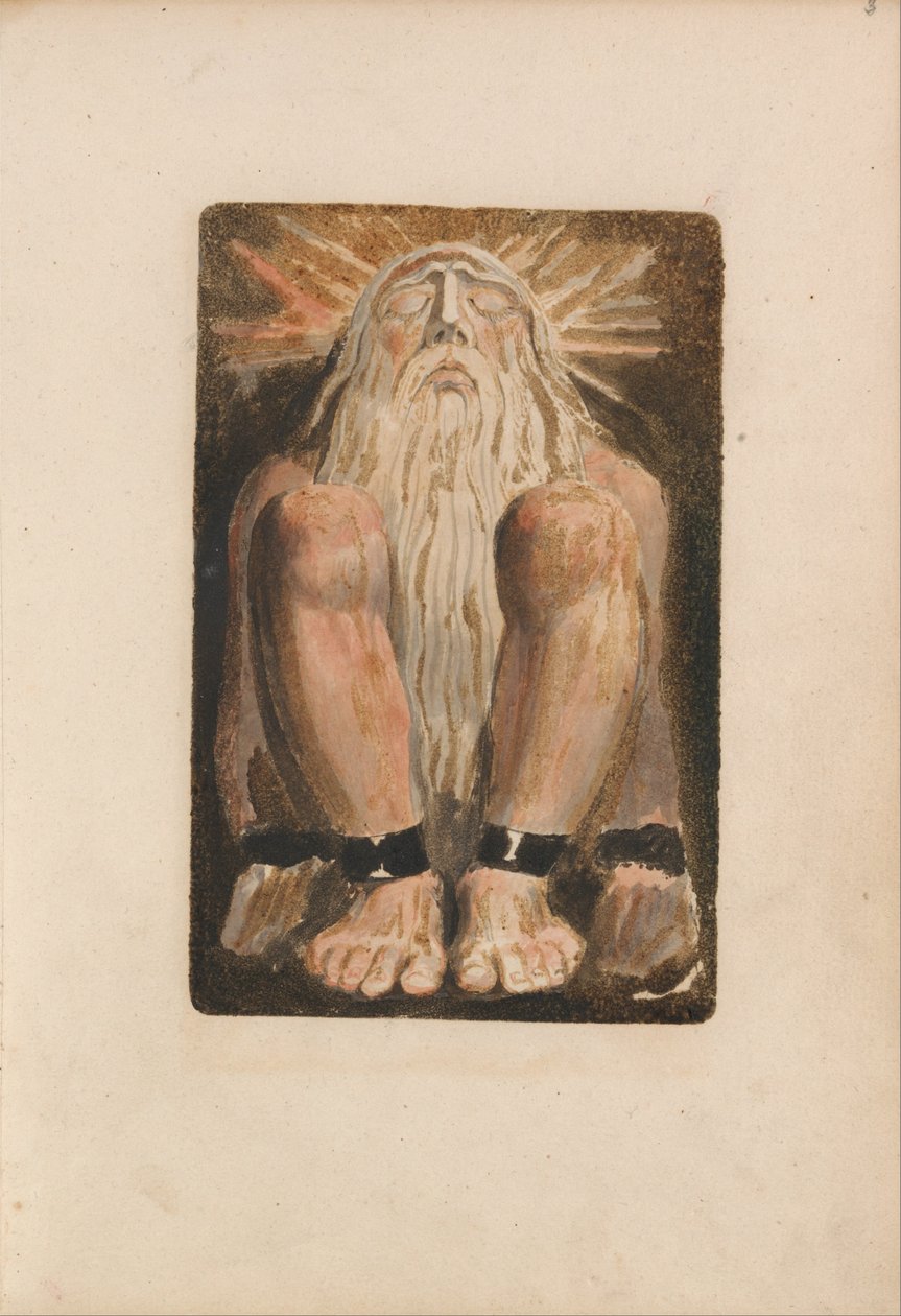 The First Book of Urizen, Plate 3 (Bentley 22) by William Blake