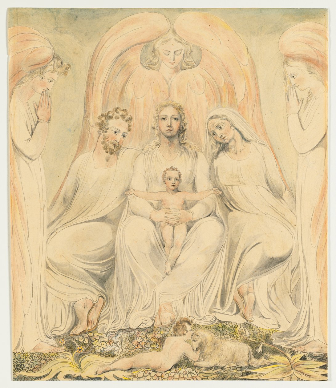 The Holy Family (also known as Christ in the Lap of Truth) by William Blake