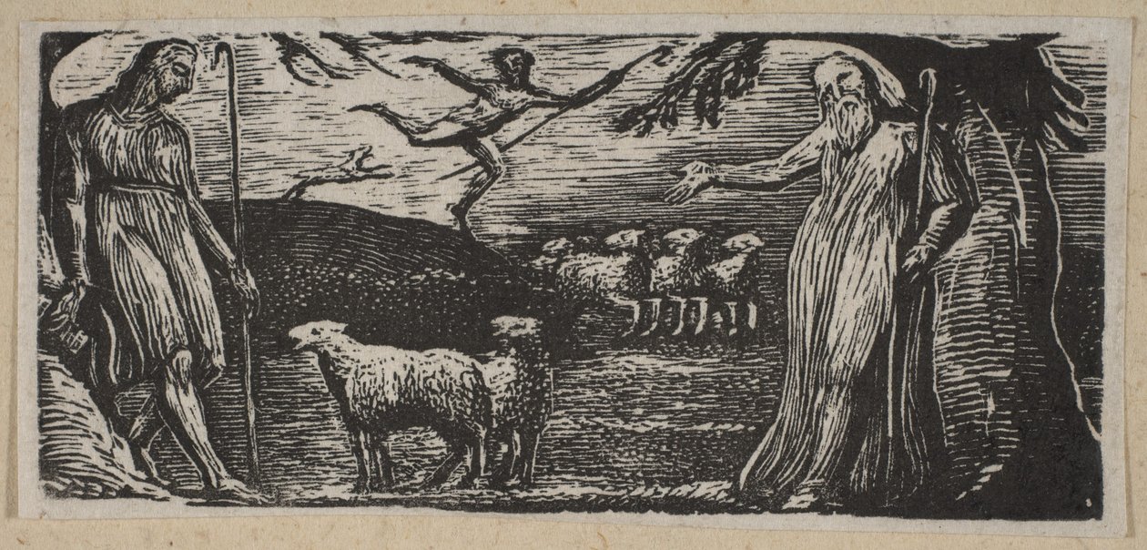 Thenot Remonstrates with Colinet, Lightfoot in the Background, from Thornton