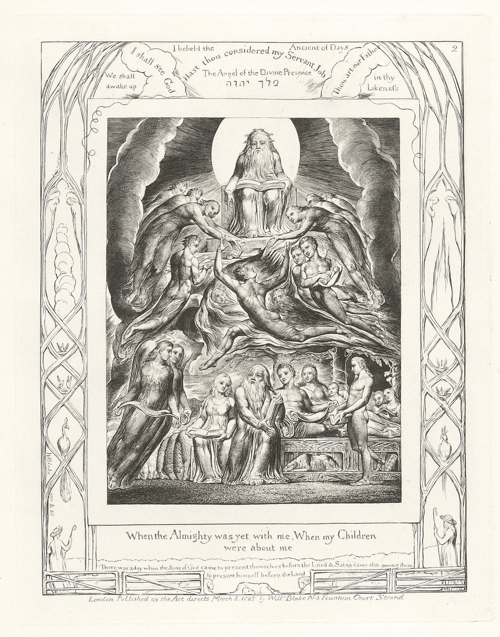 When the Almighty Was Yet with Me, When My Children Were About Me by William Blake