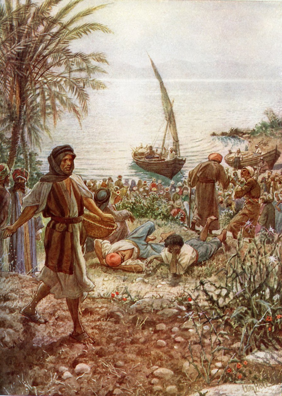 Jesus Preaches The Parable of the Sower - Bible by William Brassey Hole