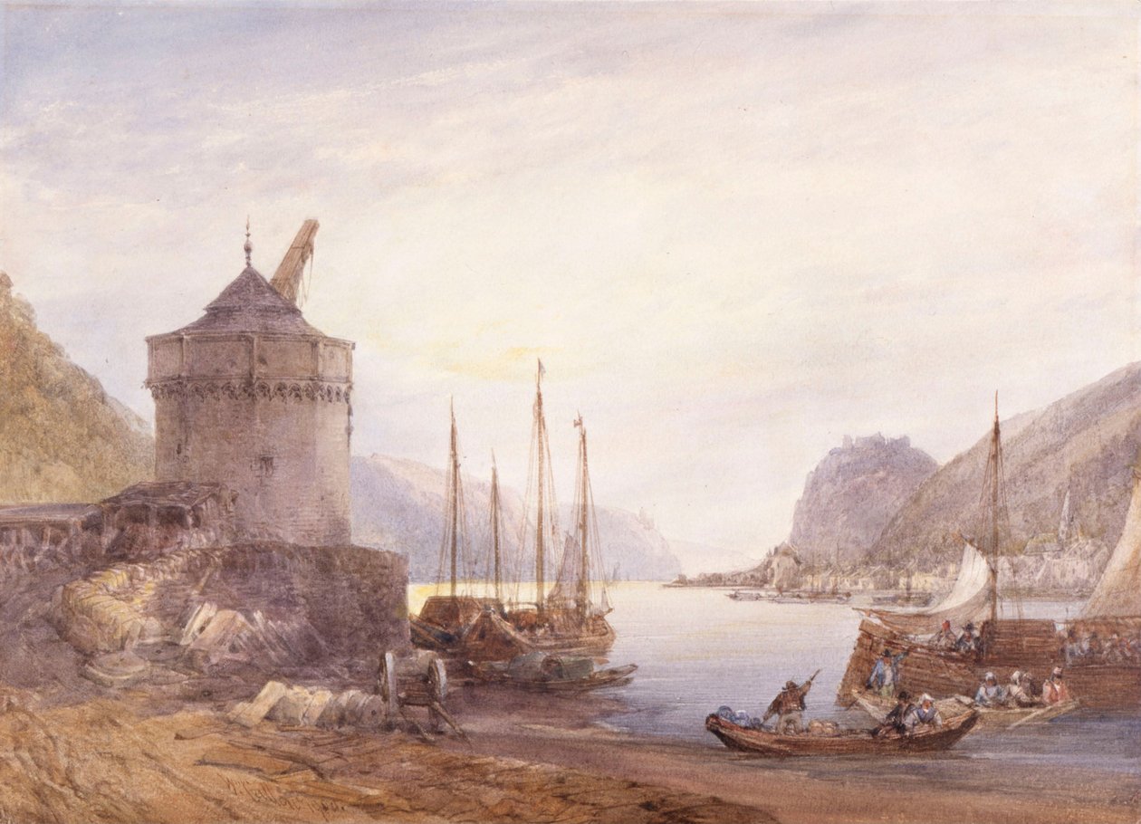 Andernach on the Rhine by William Callow