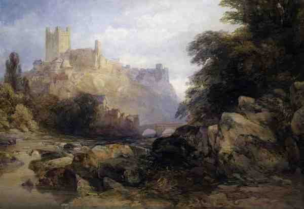 The Town and Castle from the River, c.1860 by William Callow