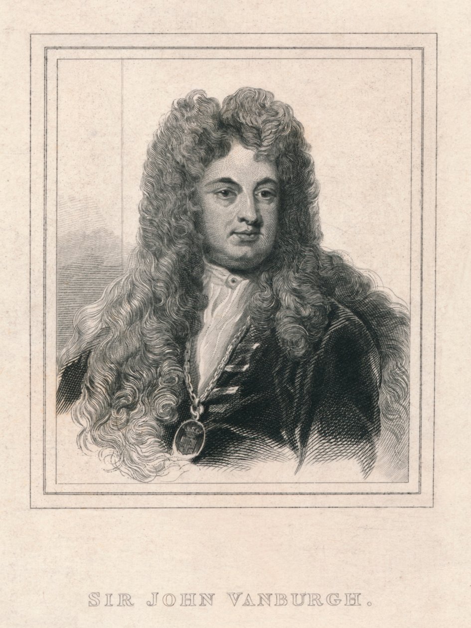 Sir John Vanburgh, 1830 by William Camden Edwards