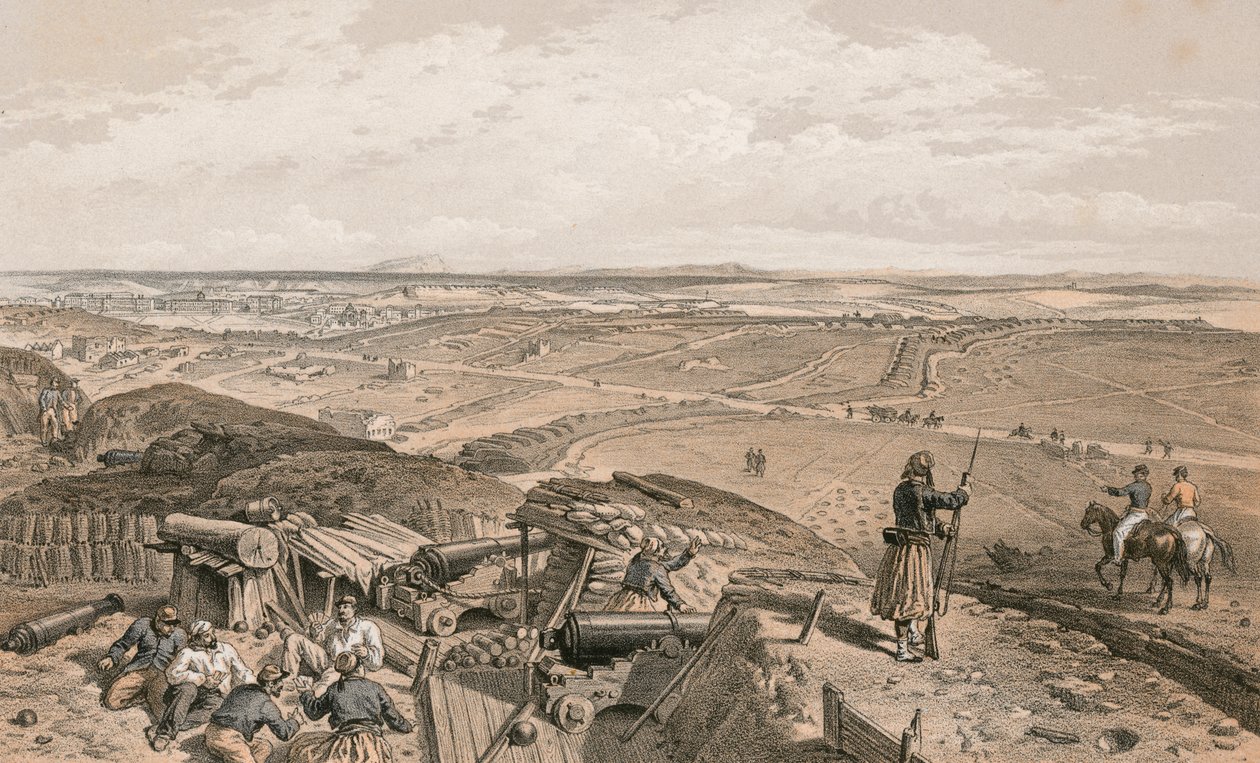 Bastion du Mat from the Central Bastion by William 