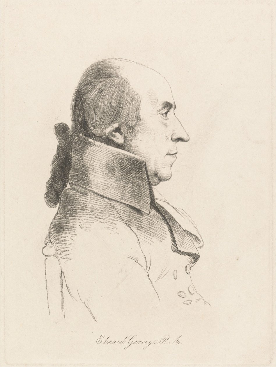 Edmund Garvey, R.A. by William Daniell