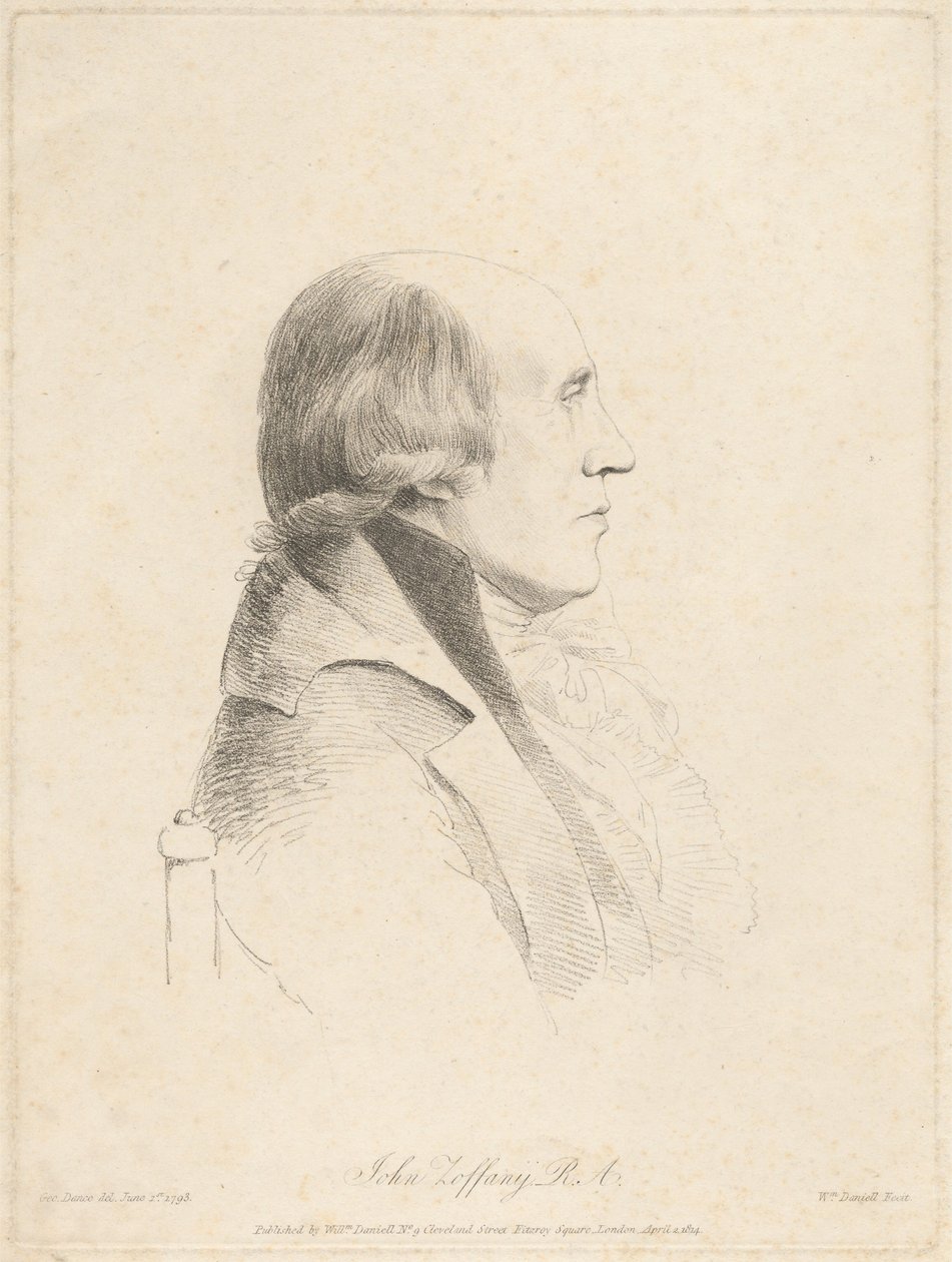 John Zoffany, R.A. by William Daniell