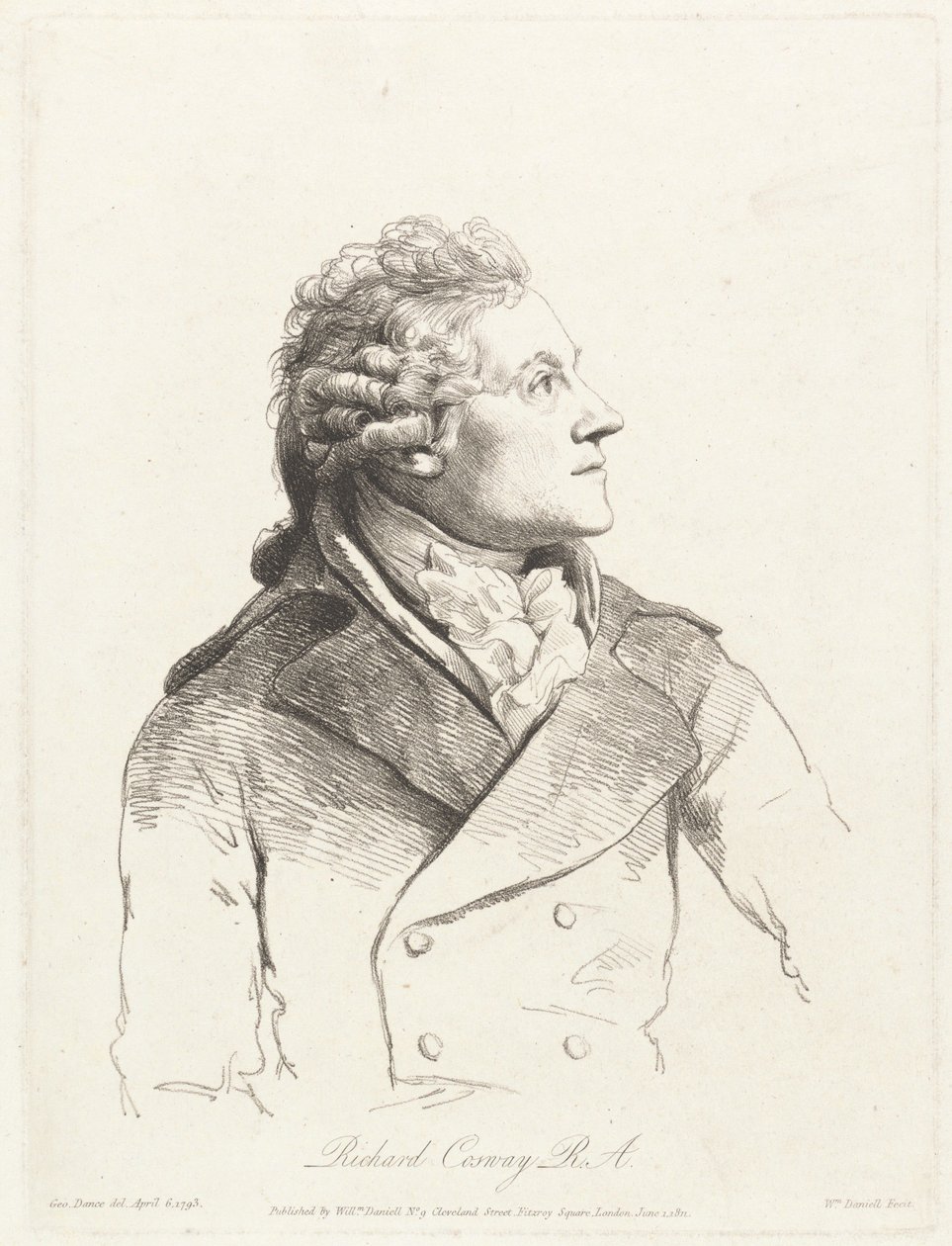 Richard Cosway, R.A. by William Daniell