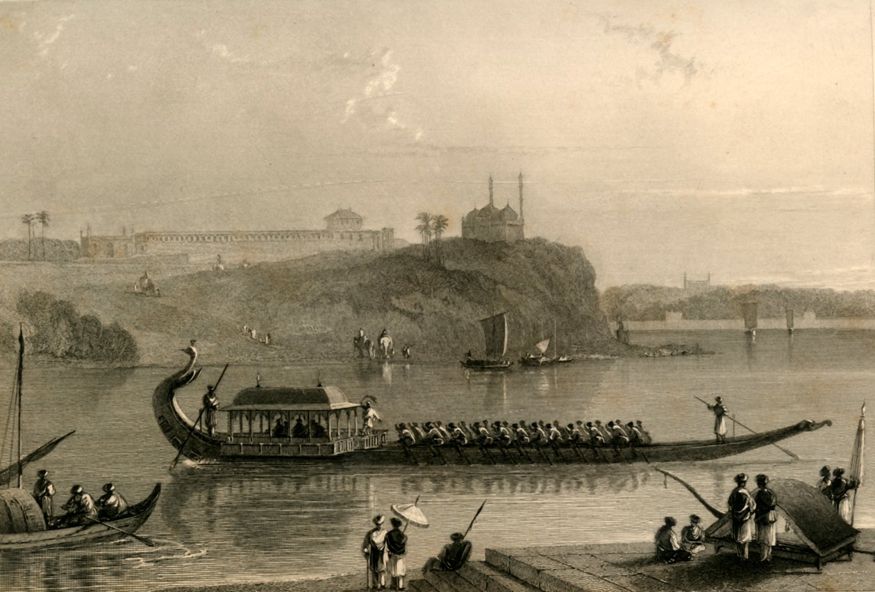 The Moar-punkee, Lucnon by William Daniell