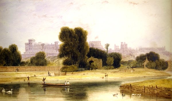 Windsor Castle from Eton, Berkshire by William Daniell