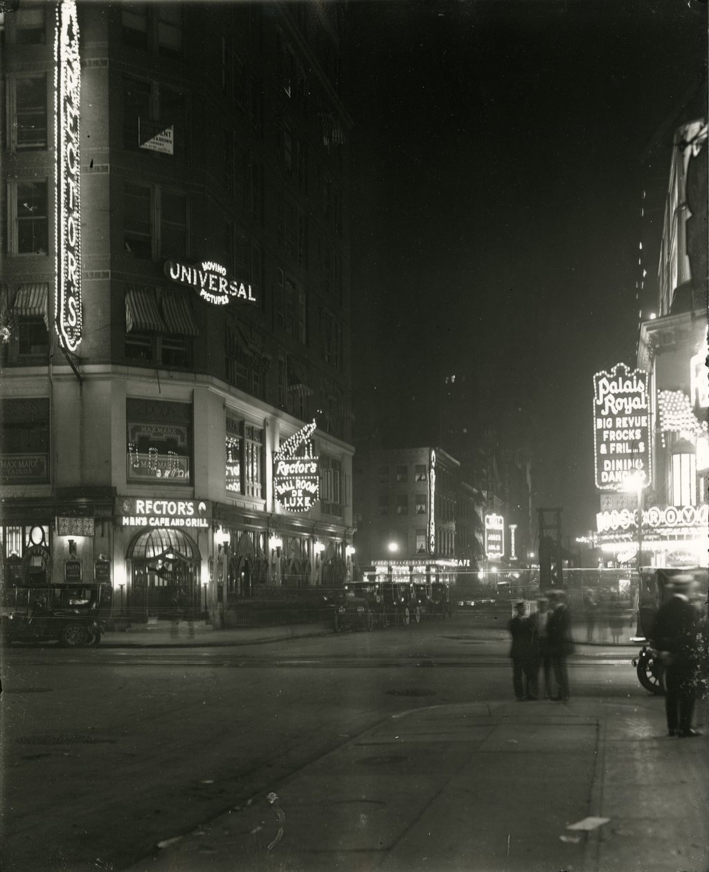 48th Street Between Broadway and Seventh Avenue by William Davis Hassler