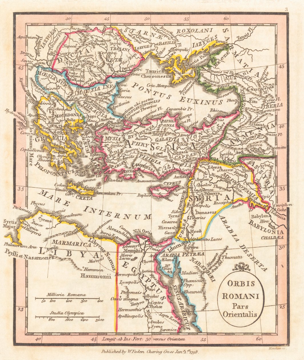Eastern Roman Empire Map By William Faden Fine Art Print William Faden Eastern Roman Empire Map (MeisterDrucke 1423254) 