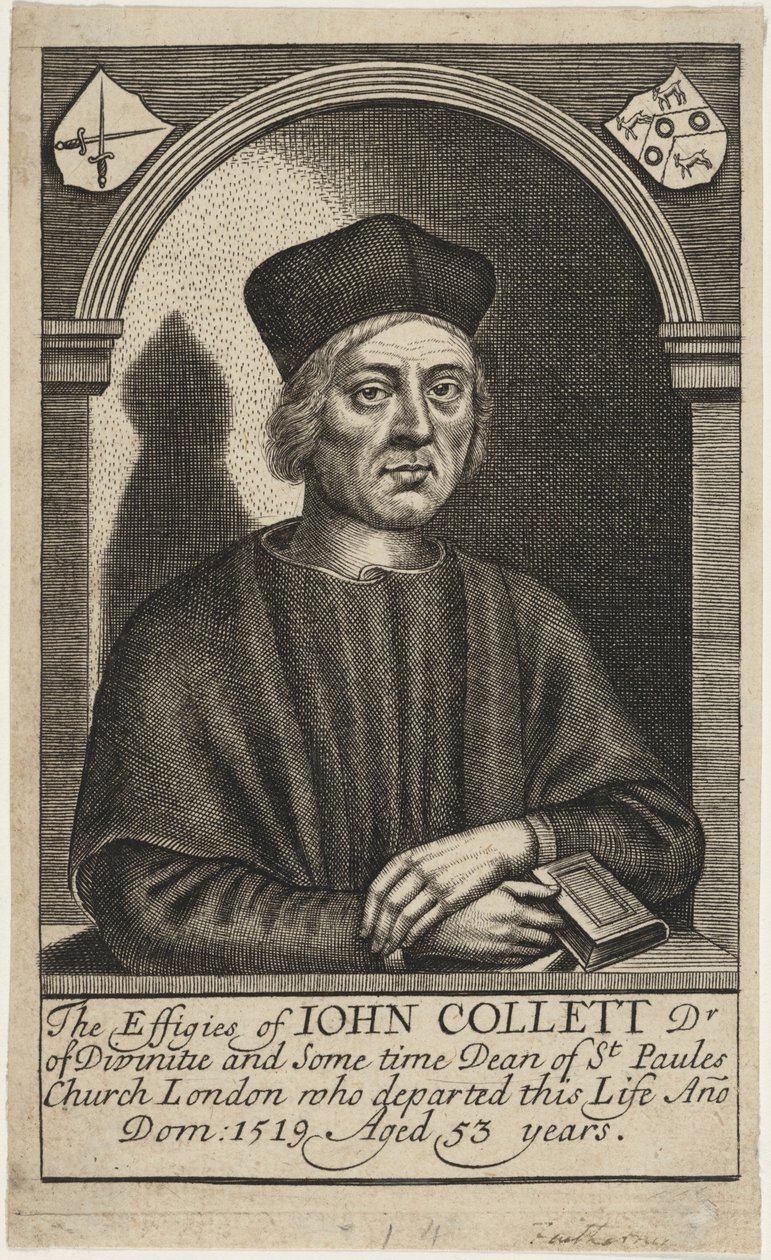 John Colet, D.D. by William Faithorne