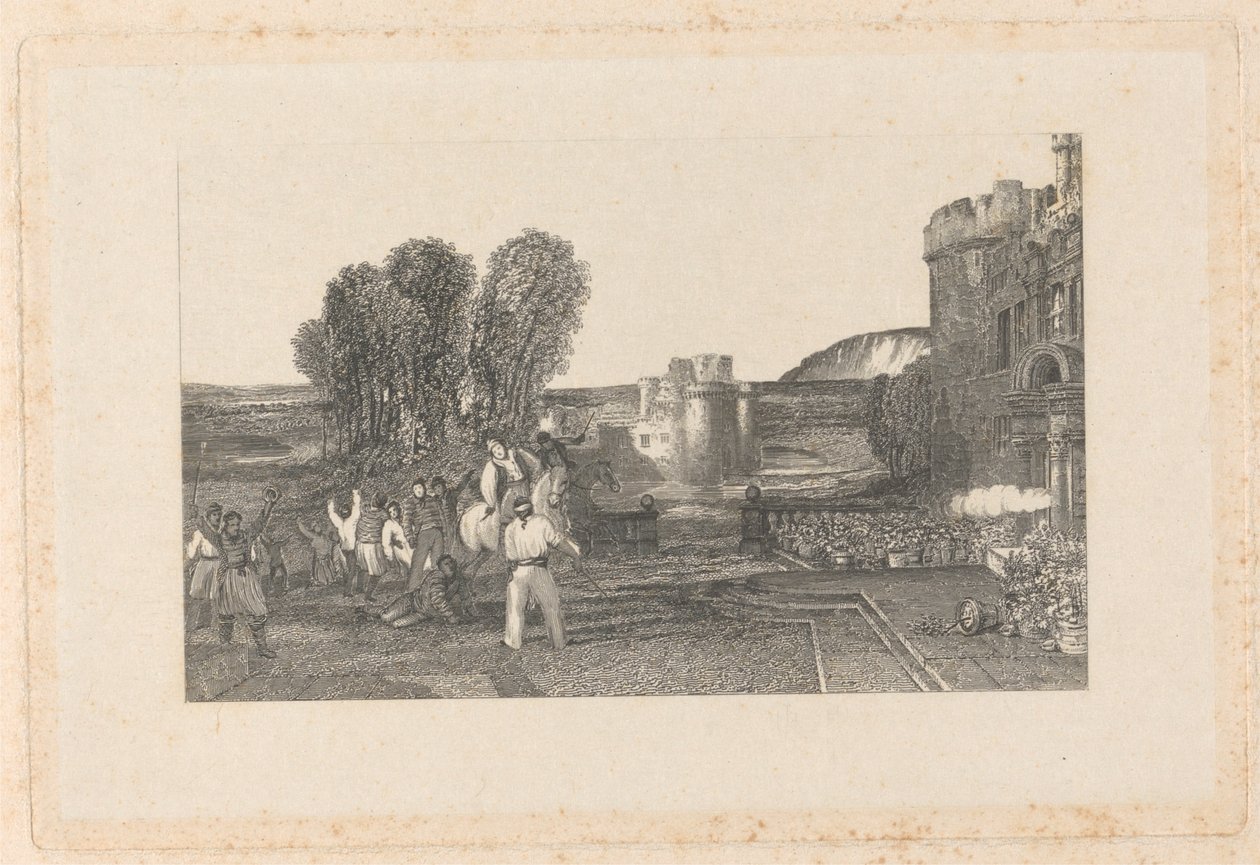 Mannering, Hazlewood and Smugglers by William Finden