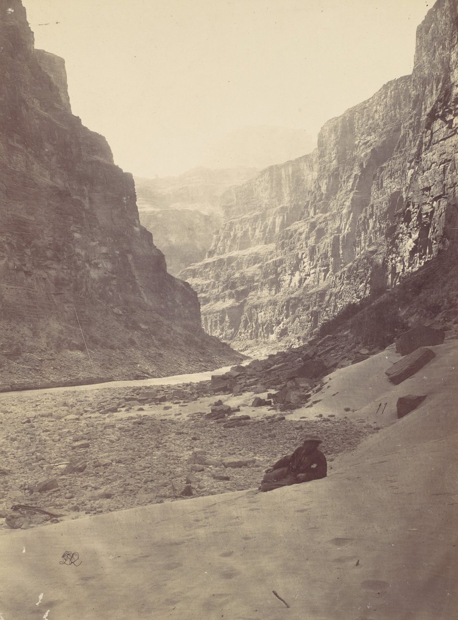 Grand Canyon of the Colorado River, Mouth of Kanab Wash, Looking West by William H. Bell