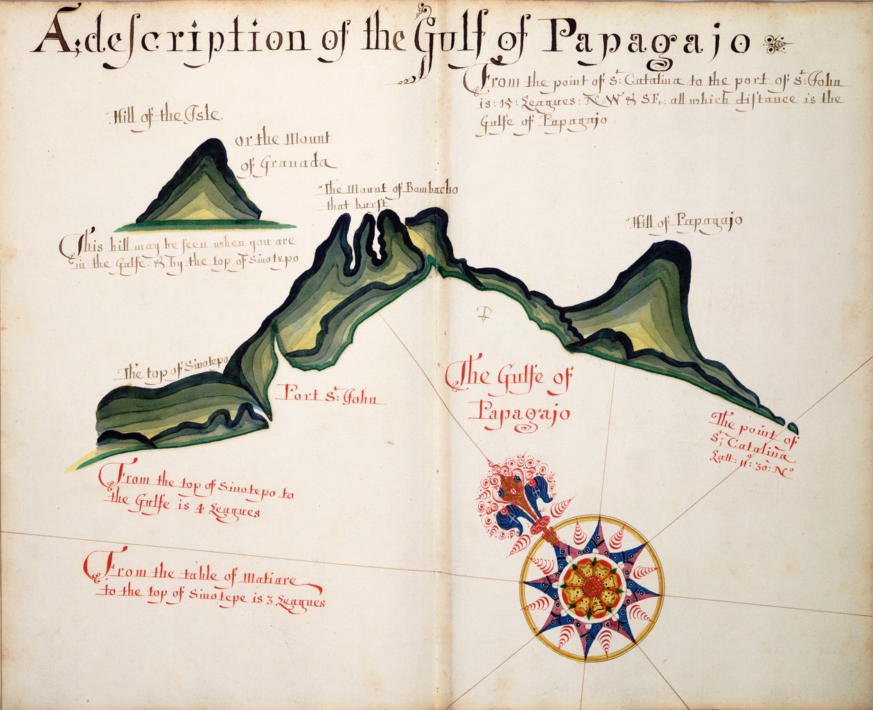 A description of the Gulf of Papagajo by William Hack