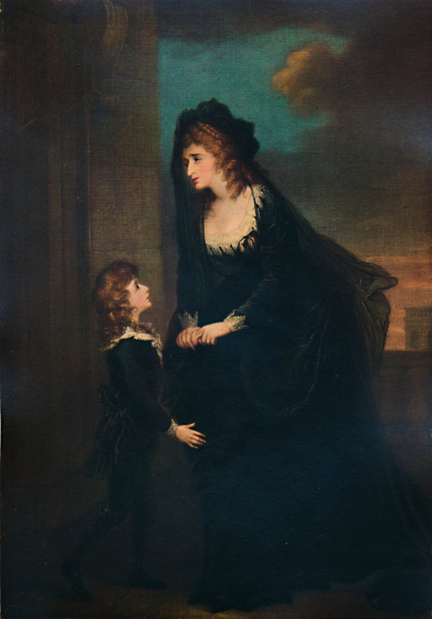 Mrs. Siddons and Her Son in the Tragedy of Isabella by William Hamilton