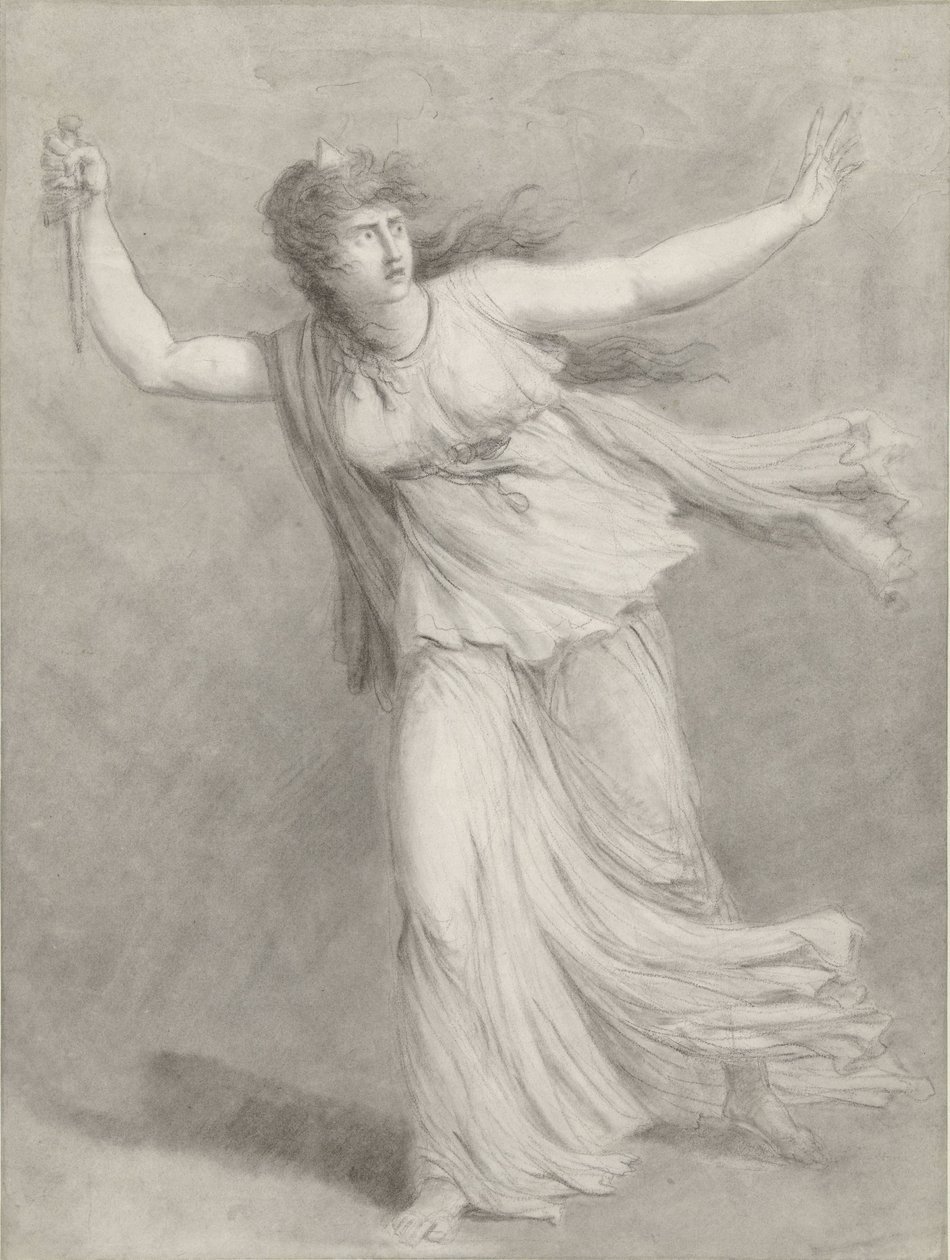 Actress Sarah Siddons in the Role of Euphrasia by William Hamilton