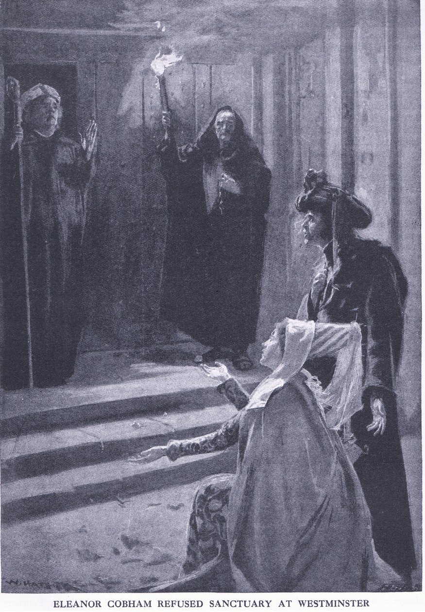 Eleanor Cobham refused sanctuary at Westminster by William Hatherell