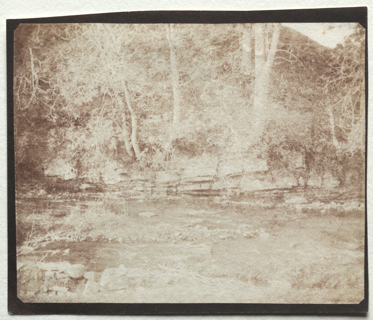 A Mountain Rivulet Which Flows at the Foot of Doune Castle by William Henry Fox Talbot