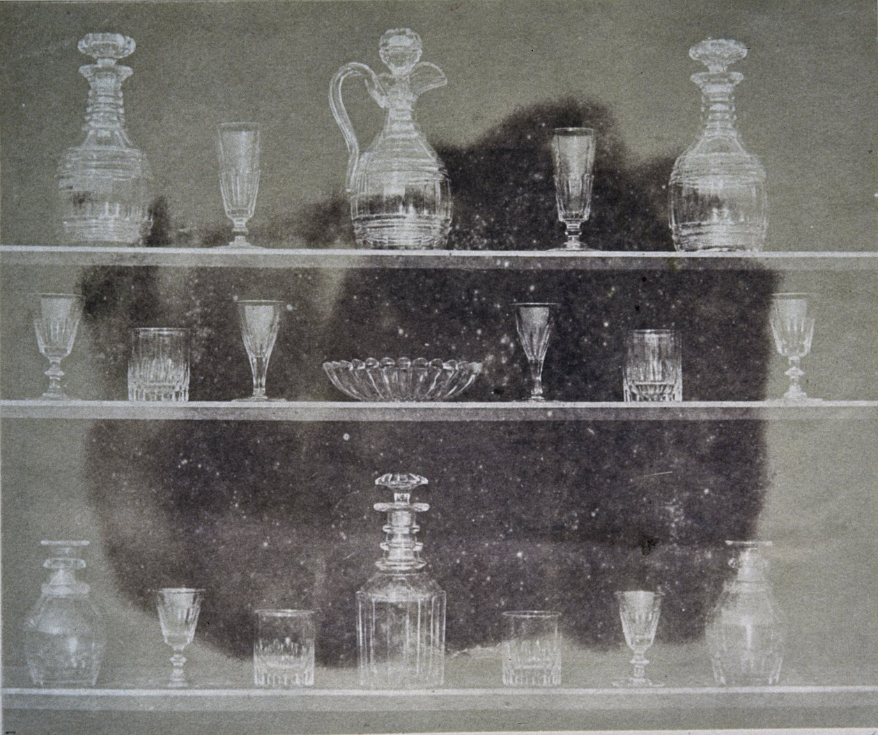 Articles of glass, Photograph, from Pencil of Nature