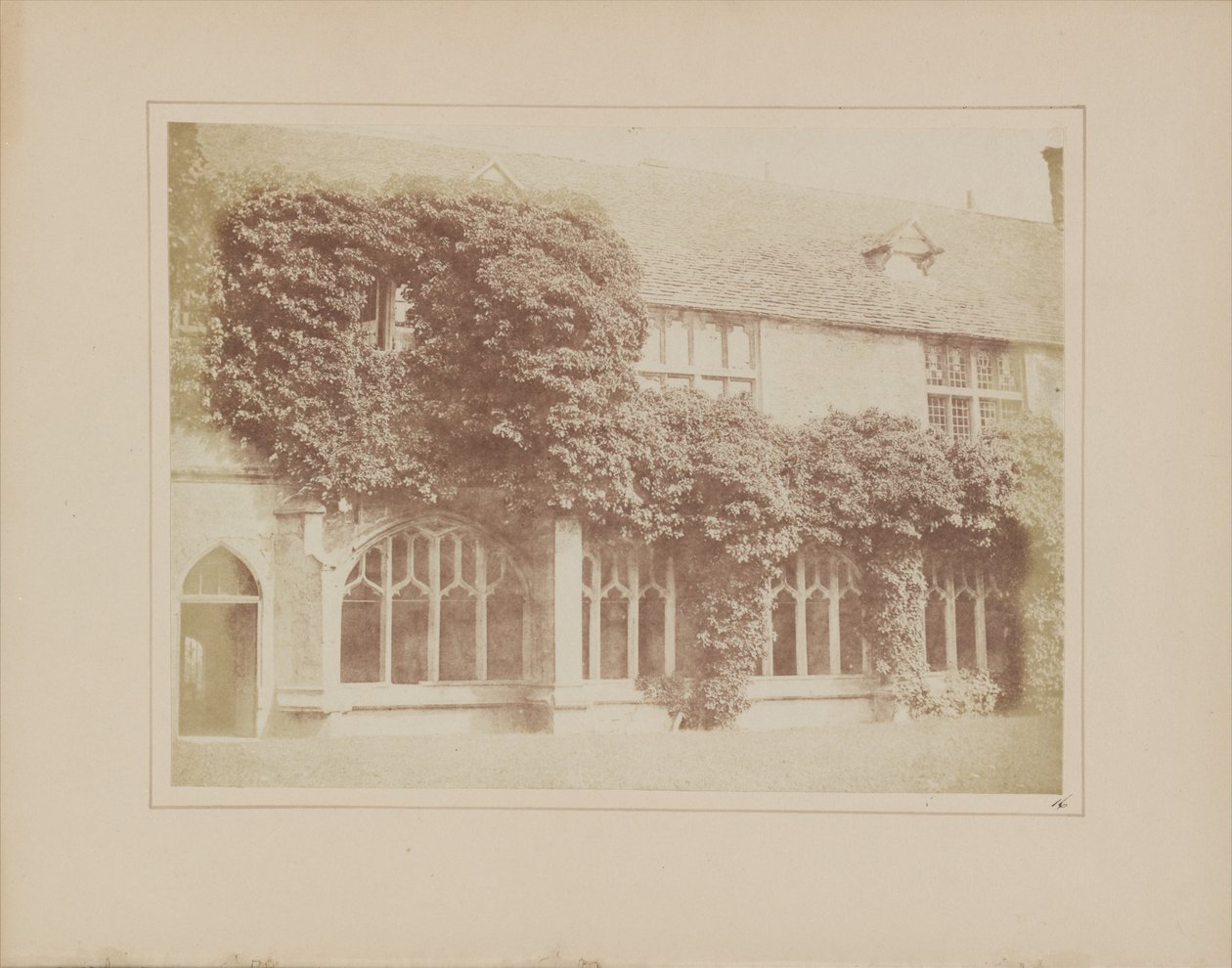 Cloisters of Lacock Abbey by William Henry Fox Talbot