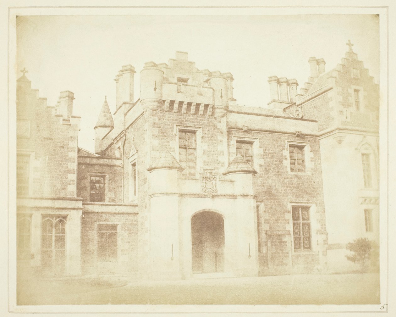 Hall Door, Abbotsford by William Henry Fox Talbot
