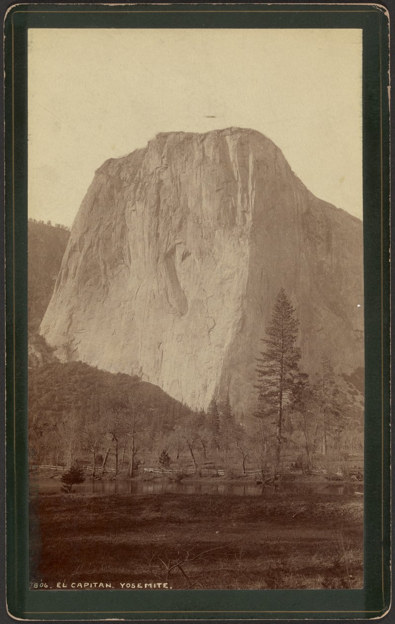 El Capitan, Yosemite by William Henry Jackson