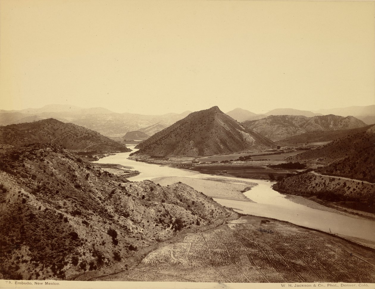 Embudo, New Mexico by William Henry Jackson