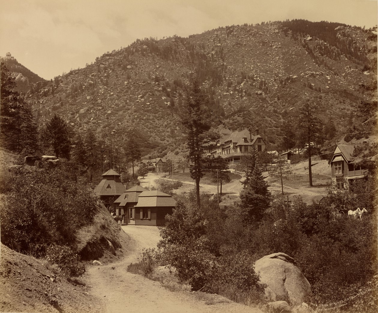 Iron Springs Hotel, Manitou by William Henry Jackson