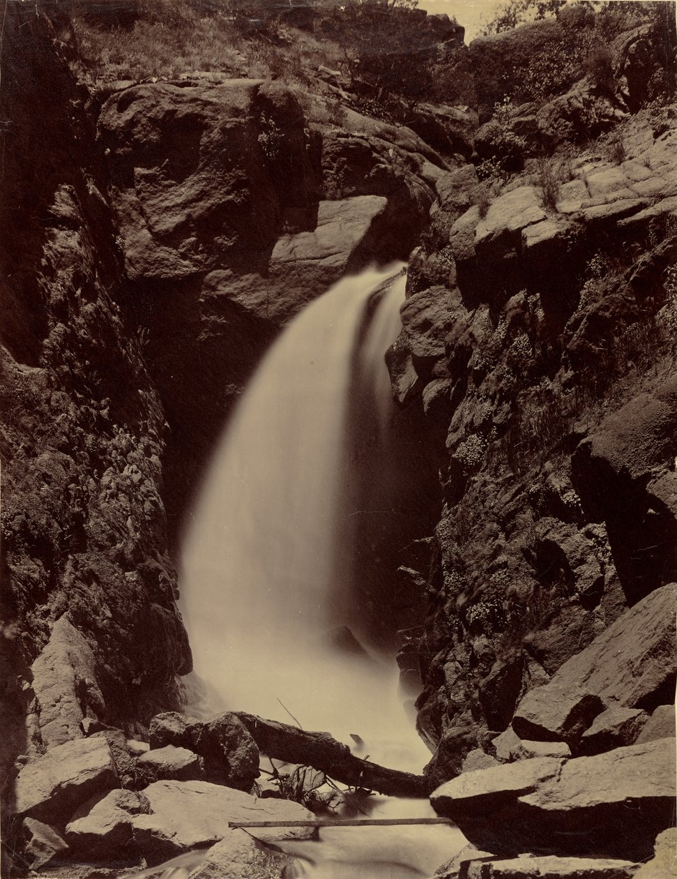 Rainbow Falls, Ute Pass, Manitou Springs, Colorado by William Henry Jackson