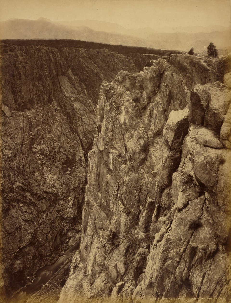 The Royal Gorge by William Henry Jackson
