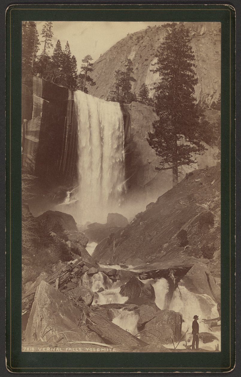 Vernal Falls, Yosemite by William Henry Jackson