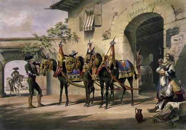 The Mules of the Plaza de Toros by William Henry Lake Price
