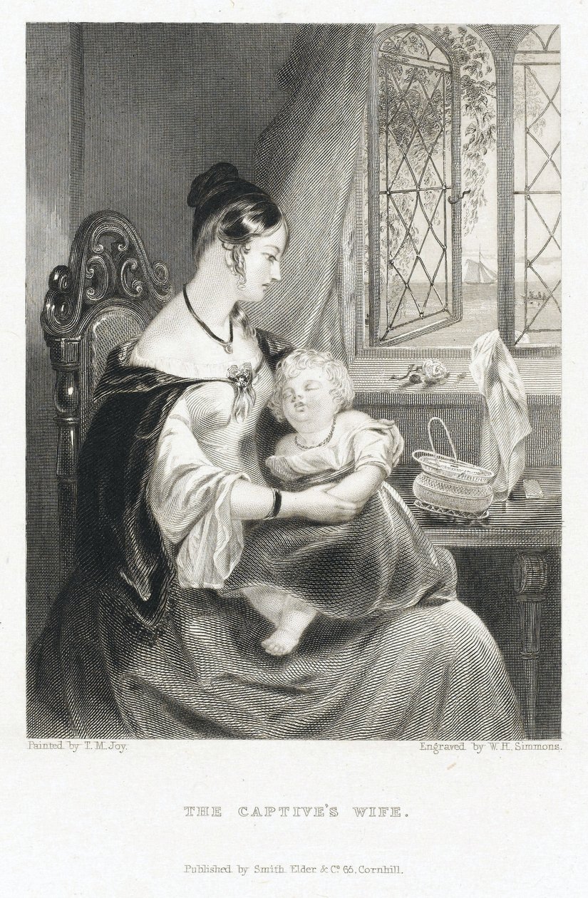 The captive wife refers to the story of the same title by William Henry Simmons
