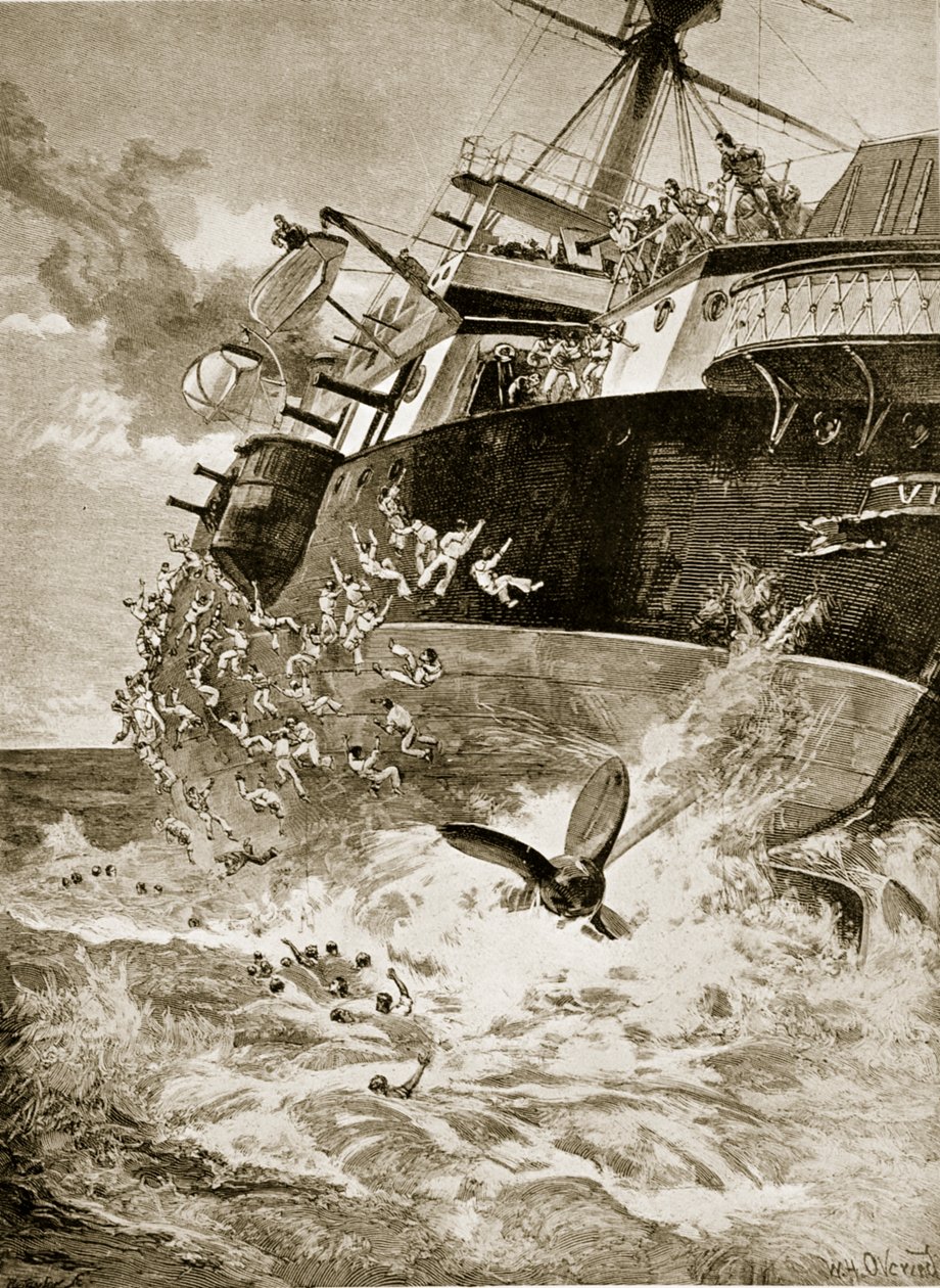 HMS Victoria Capsizing, 22nd June 1893