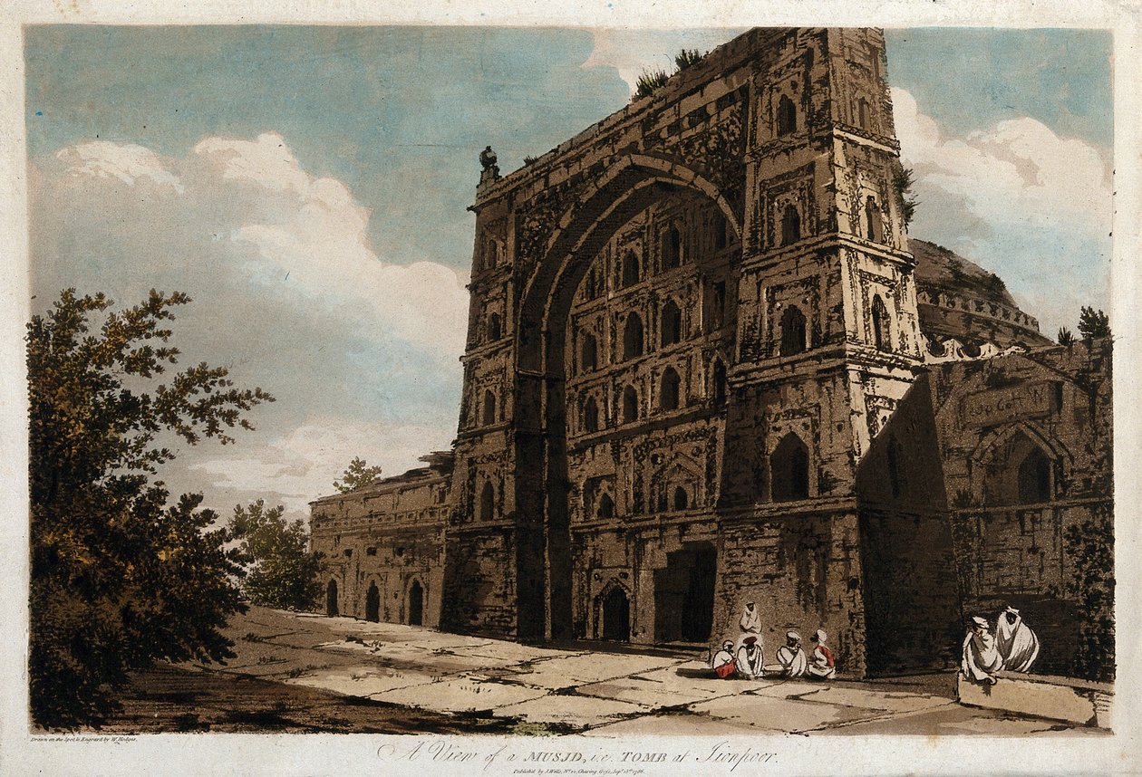 A View of a Mosque, i.e. Tomb at Jionpoor by William Hodges