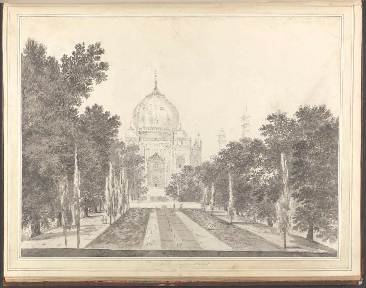 The Taj Mahal by William Hodges