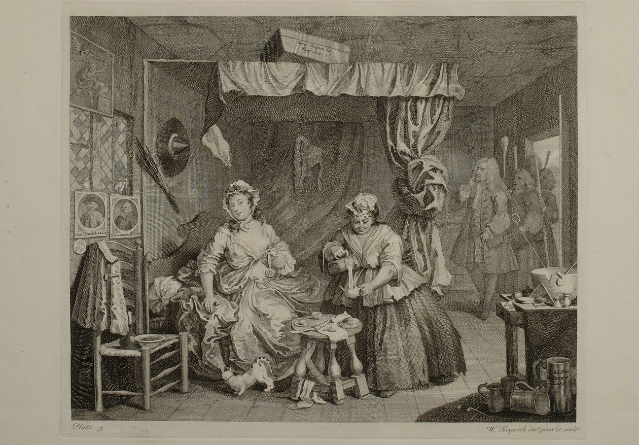 A Harlot’s Progress: Plate 3 by William Hogarth