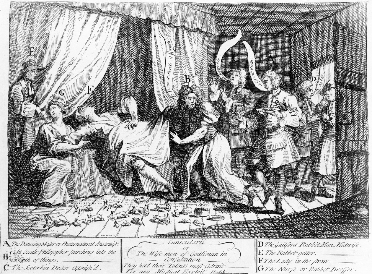 Cunicularii or the Wise Men of Godliman in Consultation by William Hogarth