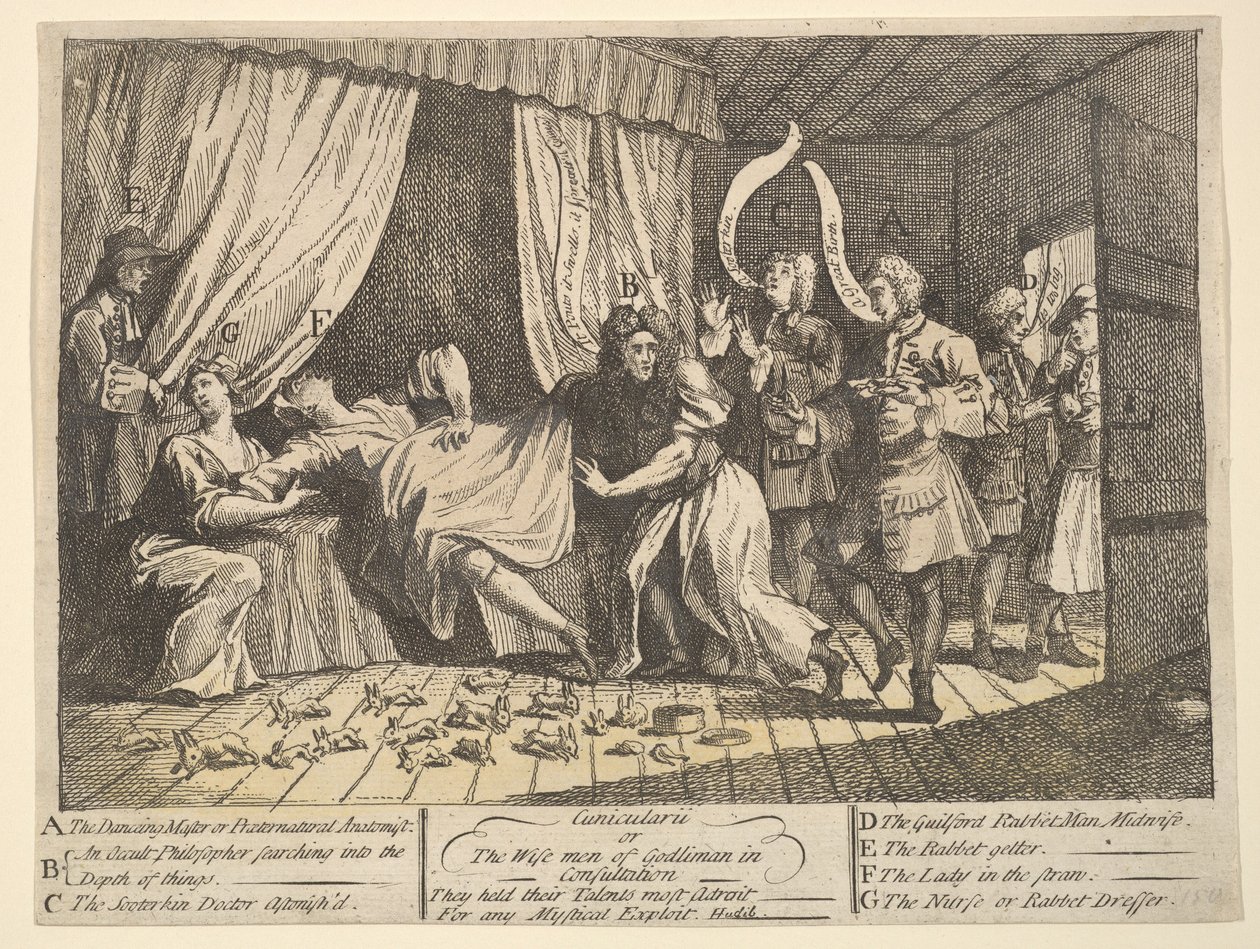 Cunicularii, or the Wise Men of Godlimon in Consultation, December 1726 by William Hogarth