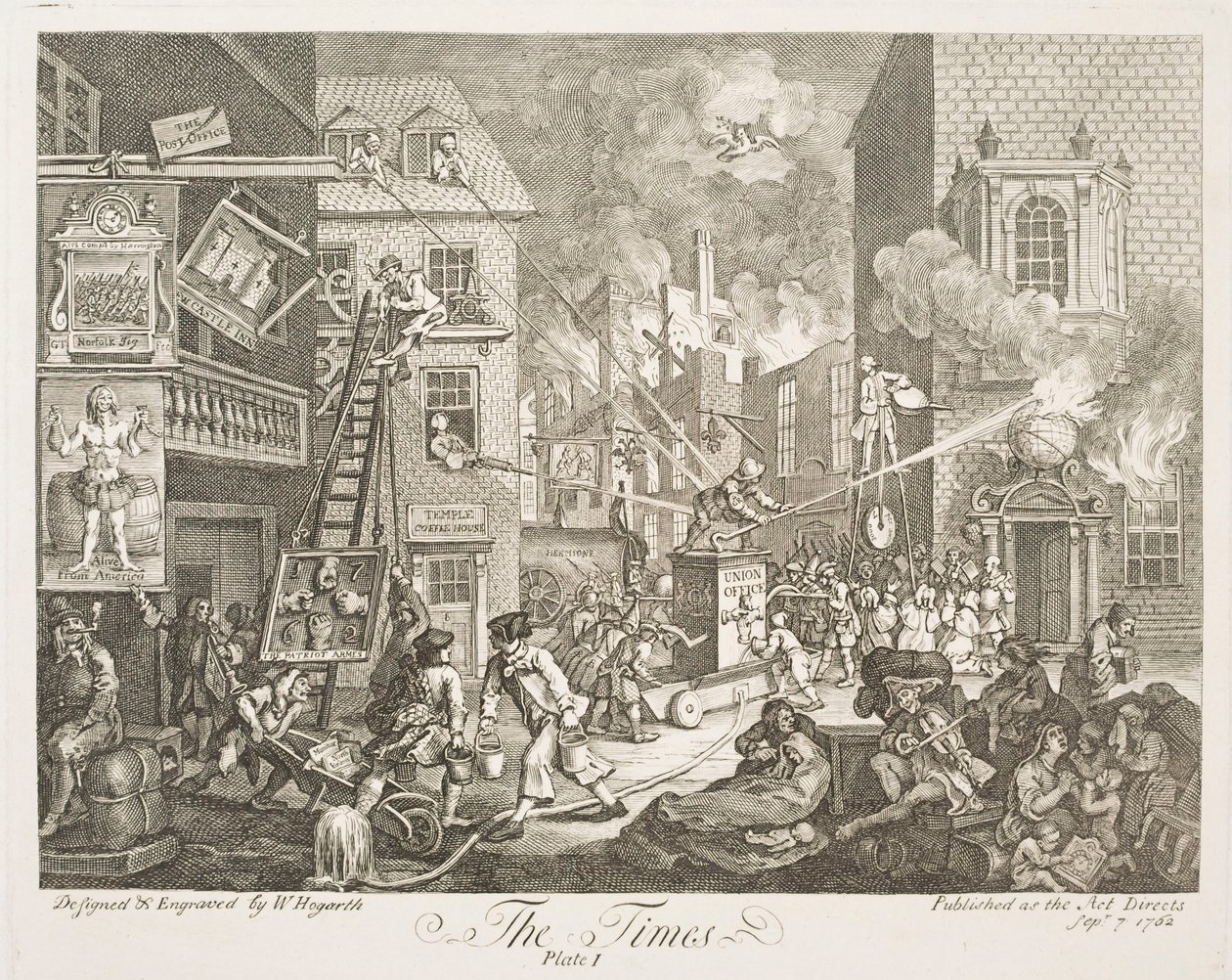 Time (Plate 1) by William Hogarth