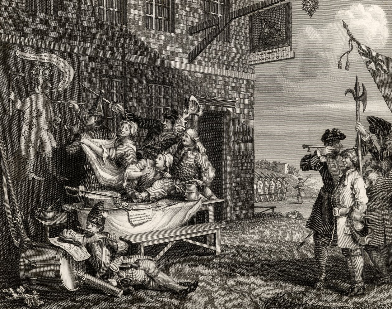 England, engraved by Thomas Phillibrown, from 