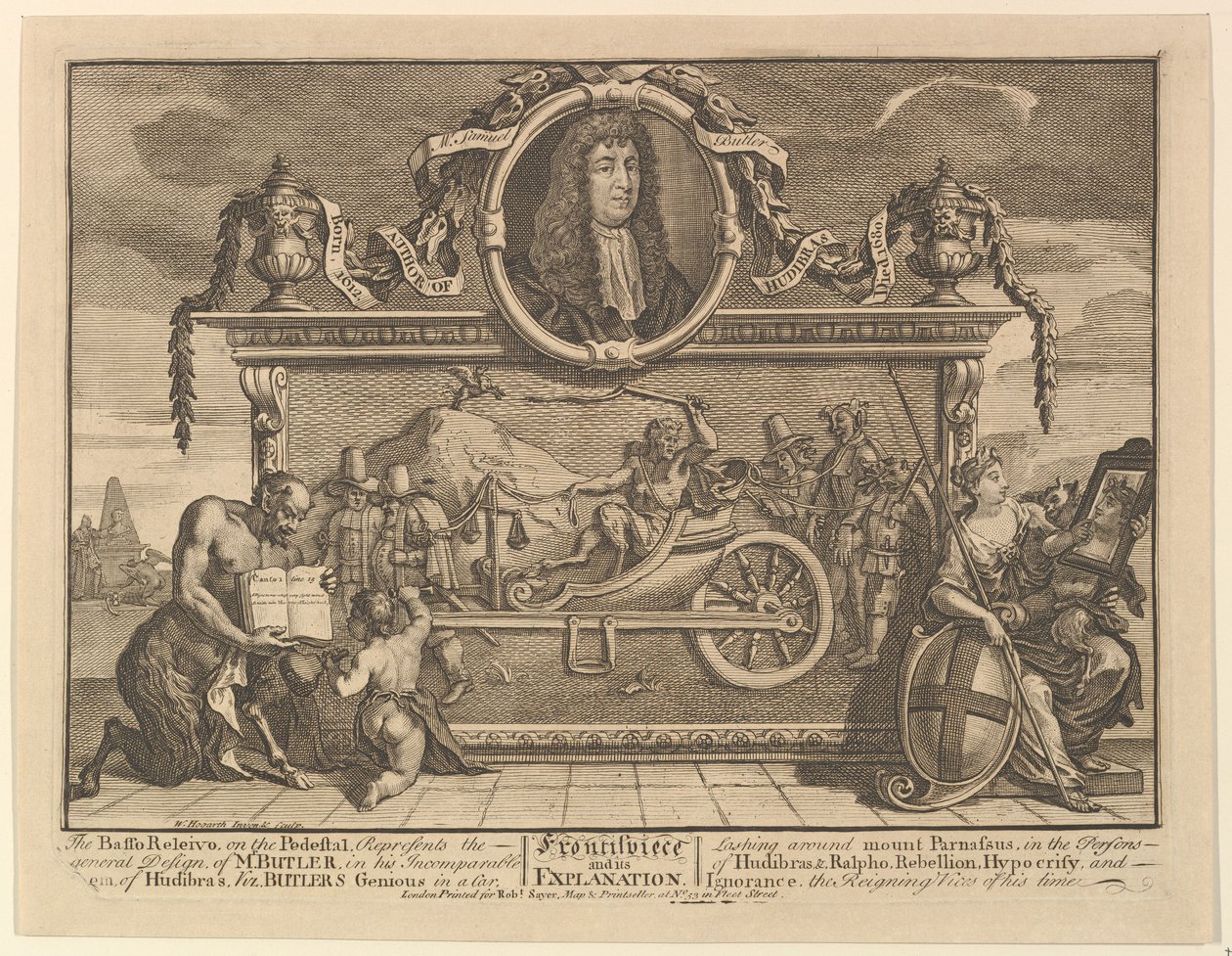 Frontispiece and Its Explanation, Twelve Large Illustrations for Samuel Butler