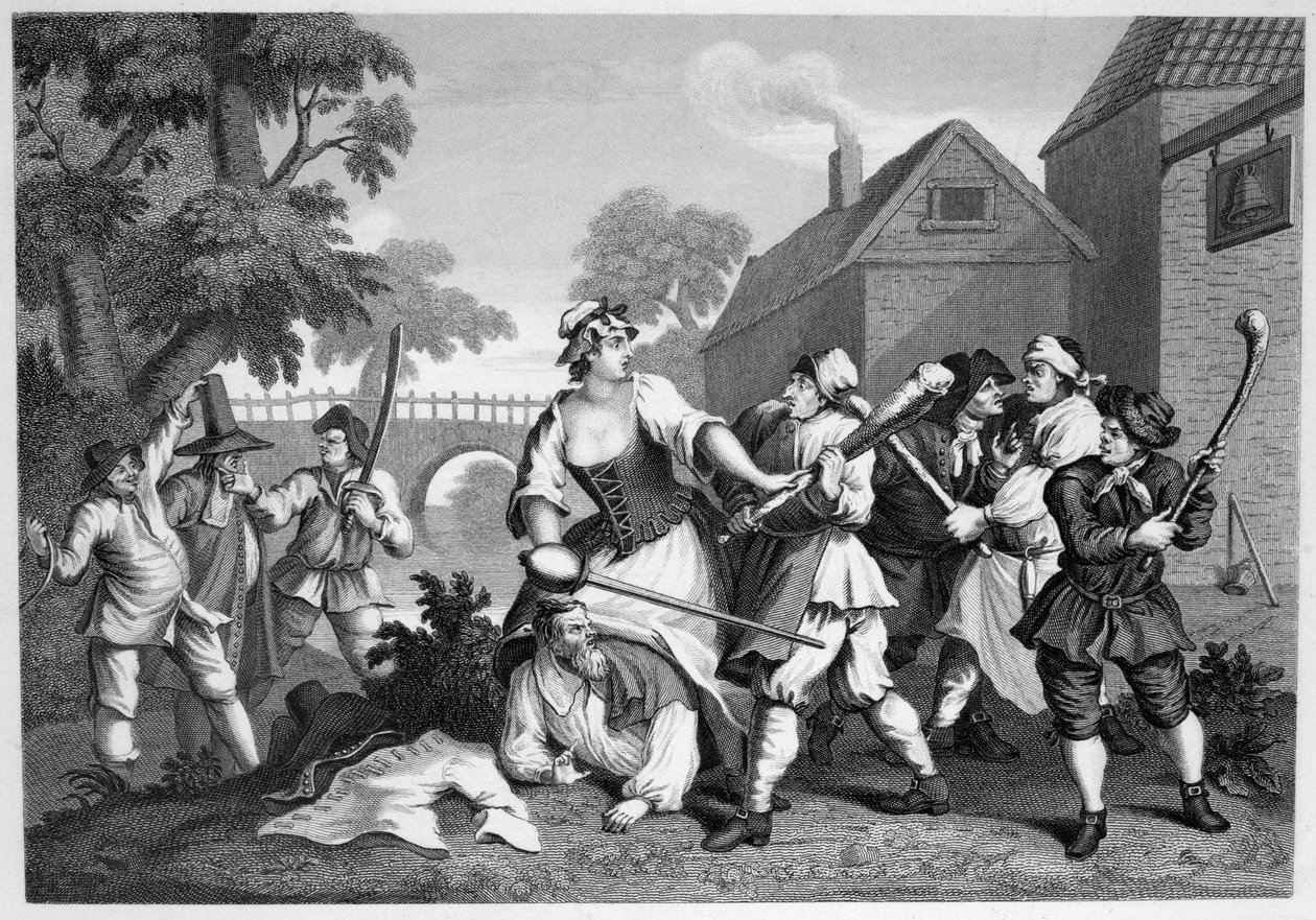 Hudibras The Knight Submits to Trulla by William Hogarth