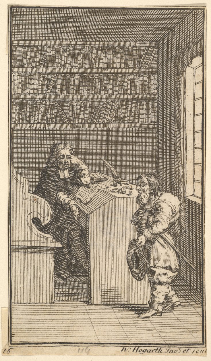 Hudibras and the Lawyer, Seventeen Small Illustrations for Samuel ...
