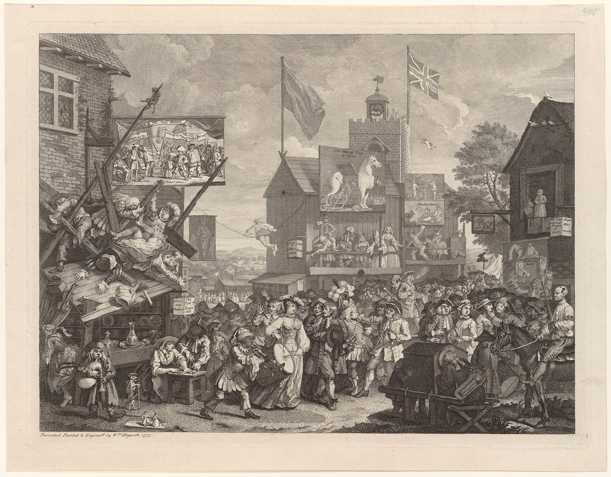 Fair at Southwark by William Hogarth